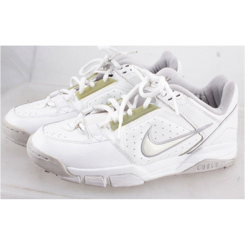 Nike 307578 Shoes White Leather Uppers
